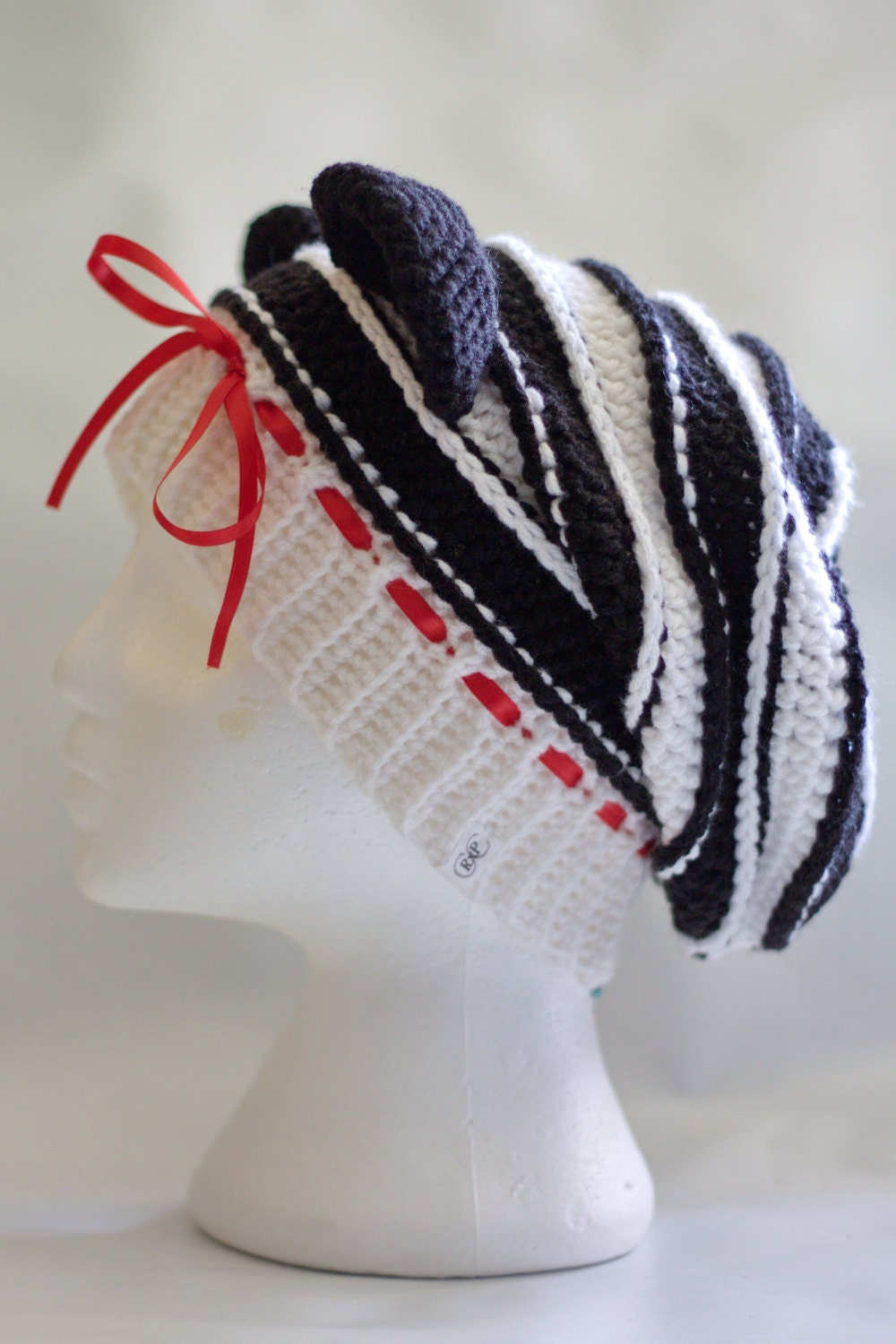 Häkeln Slouch Hut Panda Bär von MamzelleSemmele