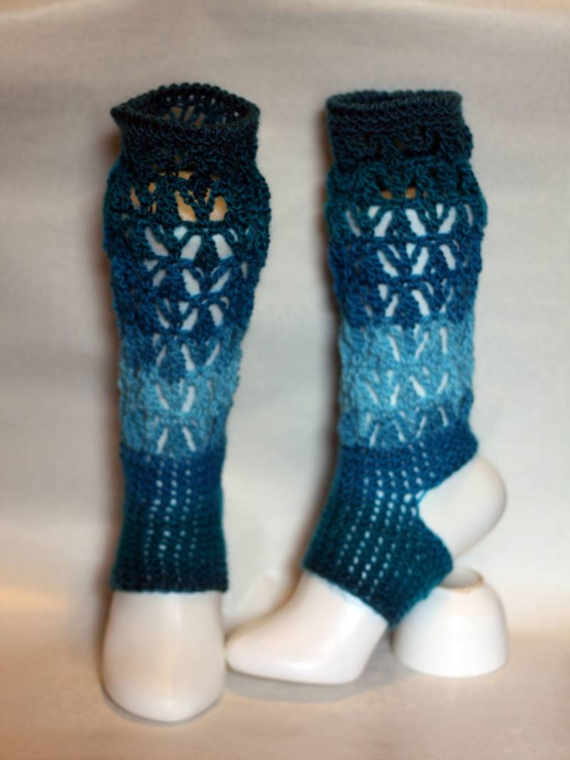 Yoga Socken Pilates Tanz Gradient Farbe Bein Wärmer Namaste von MamzelleSemmele