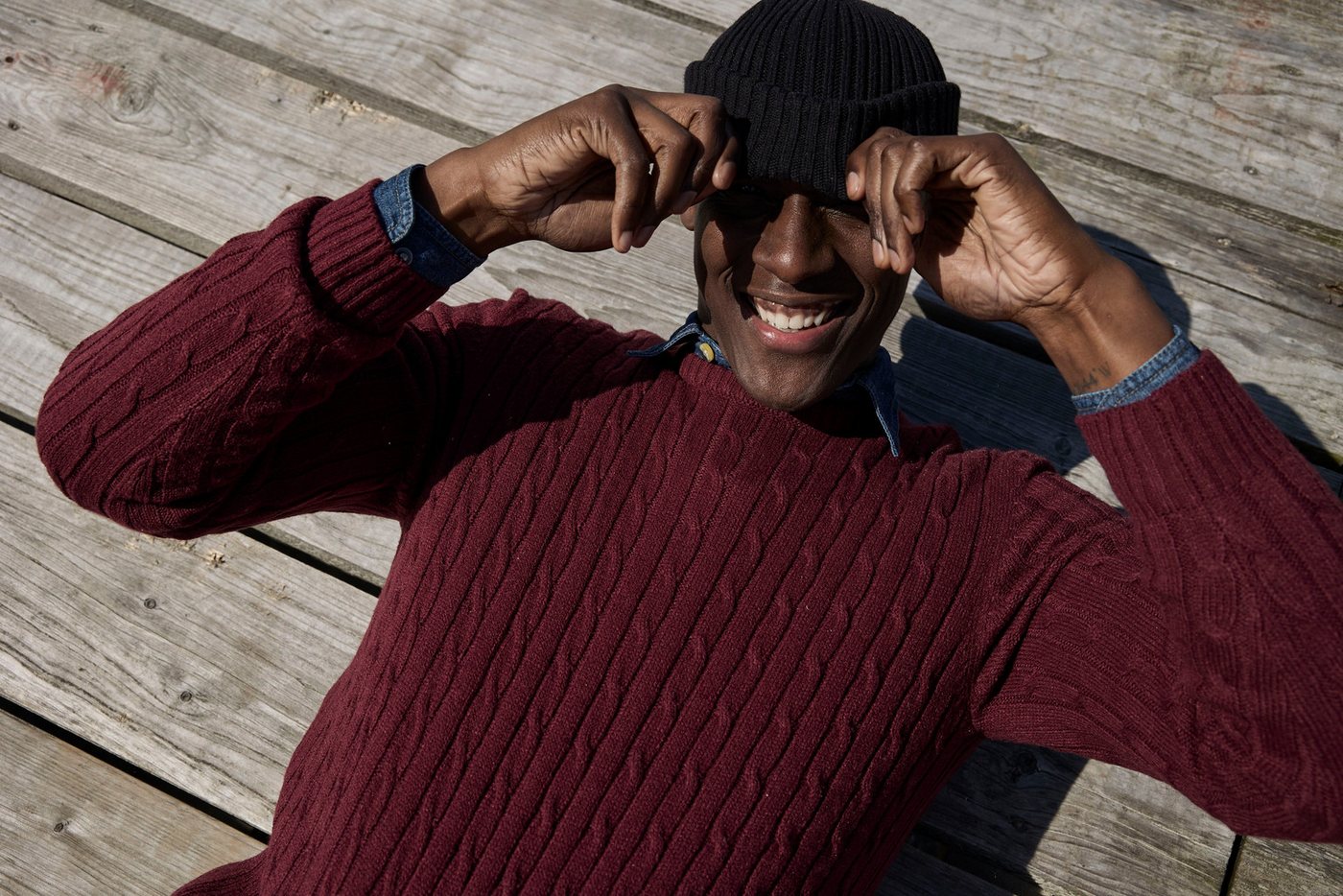 Man's World Rundhalspullover Neue Kollektion! Highlight allover Zopfmuster! weicher Griff, Perfekt für die kältere Jahreszeit von Man's World