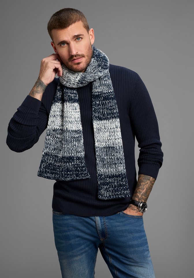 Man's World Schal, in auffälliger Melange-Optik - NEW von Man's World