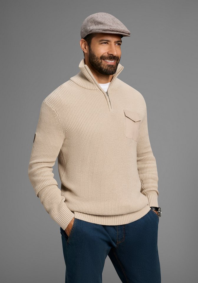 Man's World Schiebermütze im modischen Tweed-Look mit wärmenden Futter - NEW von Man's World