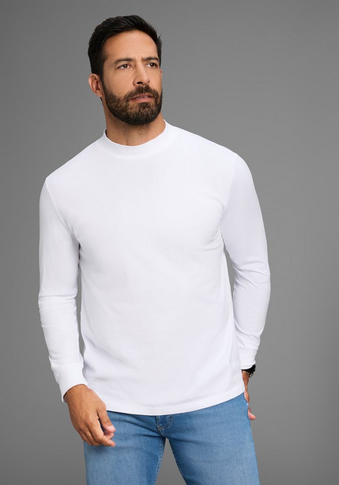 Man's World Stehkragenshirt Neue Kollektion! mit Bündchen von Man's World