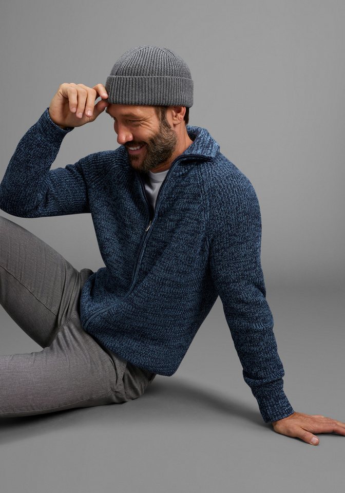 Man's World Strickjacke Neue Kollektion! mit Stehkragen von Man's World