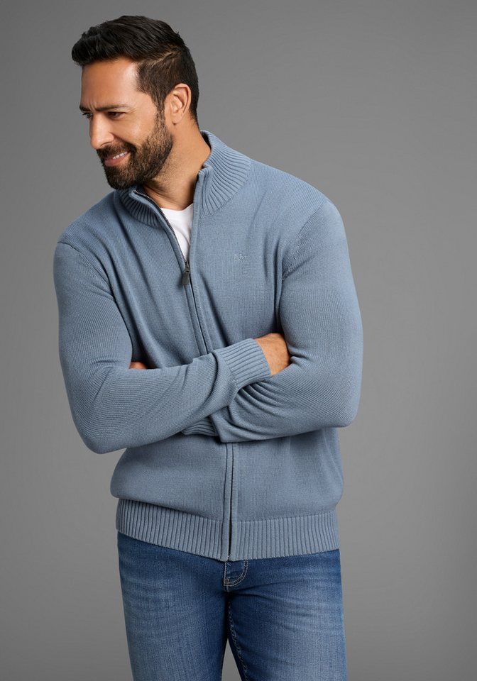 Man's World Strickjacke neue Farben! aus Baumwollmischung von Man's World