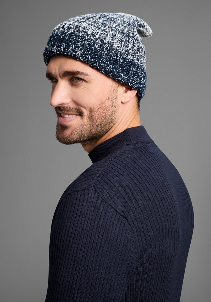 Man's World Strickmütze in auffälliger Melange-Optik - NEW von Man's World