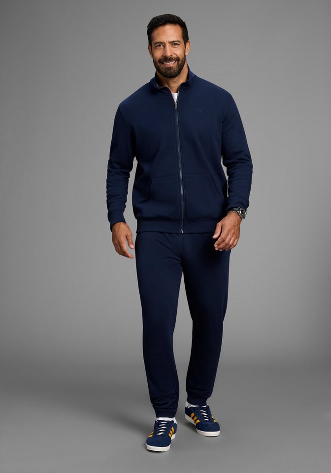 Man's World Sweatjacke Jogginganzug (Set) für Sport und Freizeit auch in Grosse Größen von Man's World