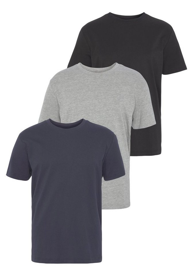 Man's World T-Shirt (Packung, 3-tlg., 3er-Pack) perfekt als Unterzieh- T-shirt von Man's World