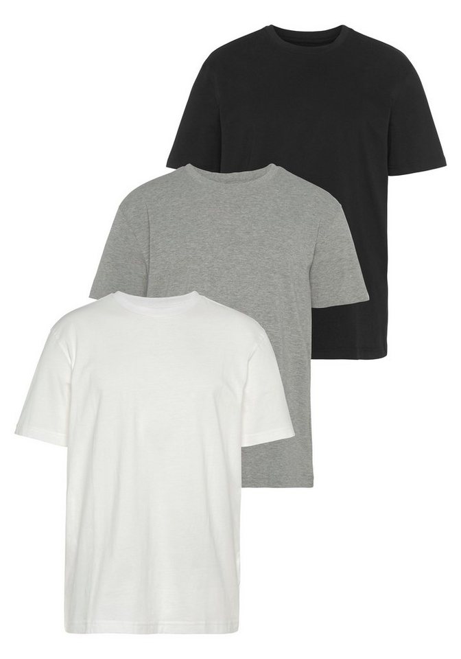 Man's World T-Shirt (Packung, 3-tlg., 3er-Pack) perfekt als Unterzieh- T-shirt von Man's World