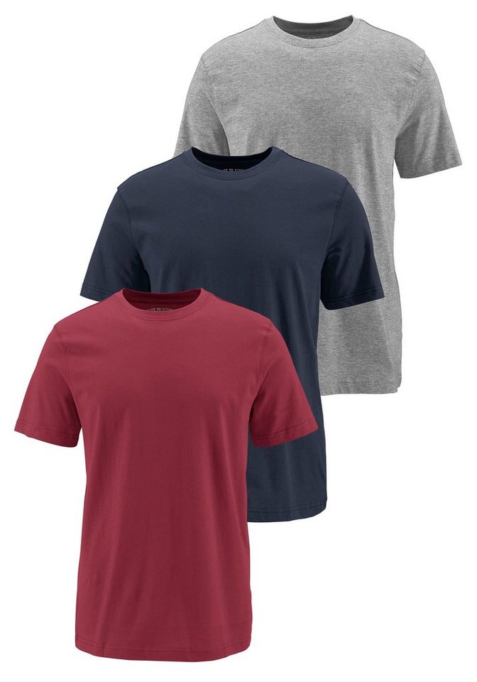 Man's World T-Shirt (Packung, 3-tlg., 3er-Pack) perfekt als Unterzieh- T-shirt von Man's World