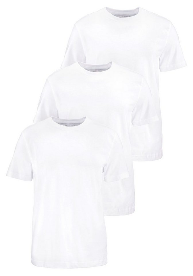 Man's World T-Shirt (Packung, 3-tlg., 3er-Pack) perfekt als Unterzieh- T-shirt von Man's World