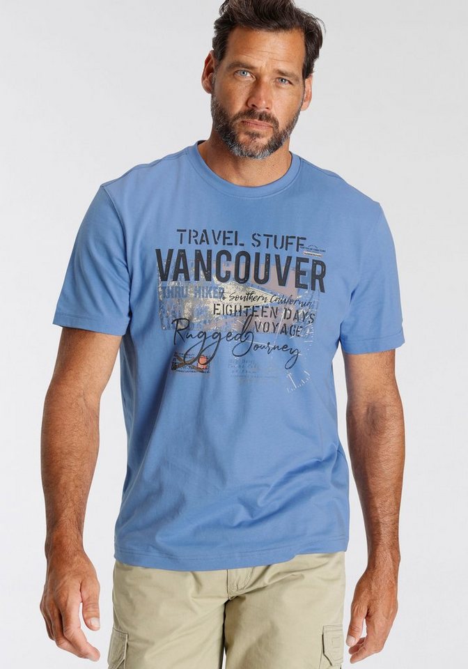 Man's World T-Shirt Kurzarm, bedruckt, Rundhalsausschnitt, aus dehnbarem Jerseystoff Man's World T-Shirt Kurzarm, bedruckt, Rundhalsausschnitt, aus dehnbarem Jerseystoff von Man's World