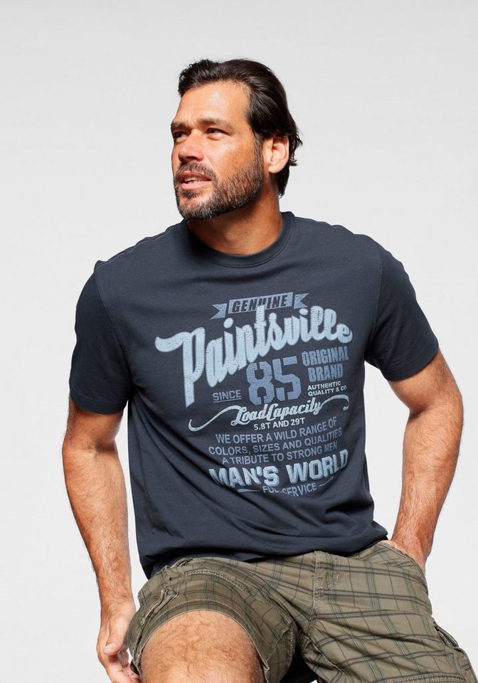 Man's World T-Shirt mit Print von Man's World