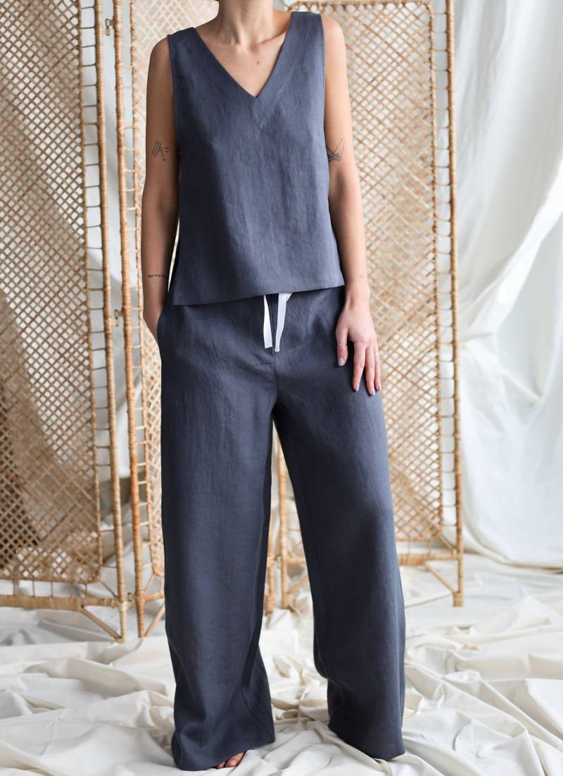 Eleganter Sommeranzug/Hochwertiger Damenanzug/Leinenanzug/Leinenanzug/Maninthestudio von ManInTheStudio