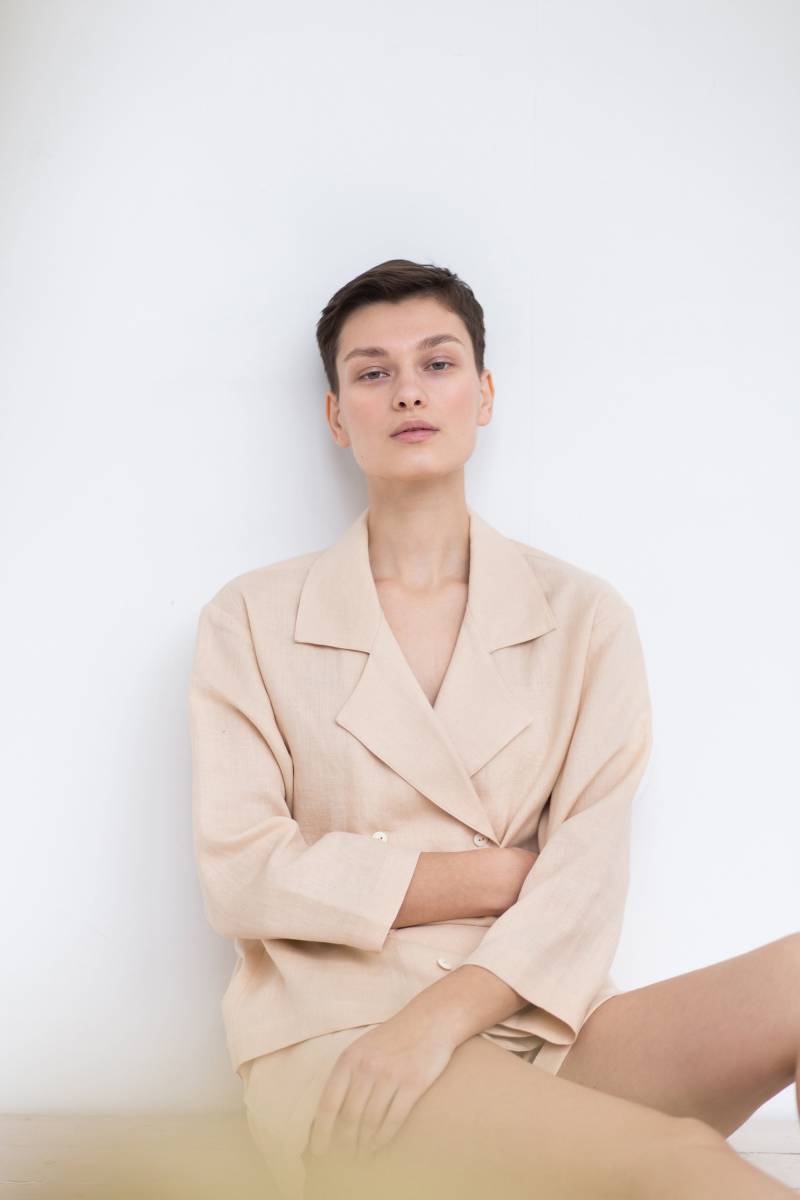 Versandfertig | Leinenblazer Mannimstudio von ManInTheStudio