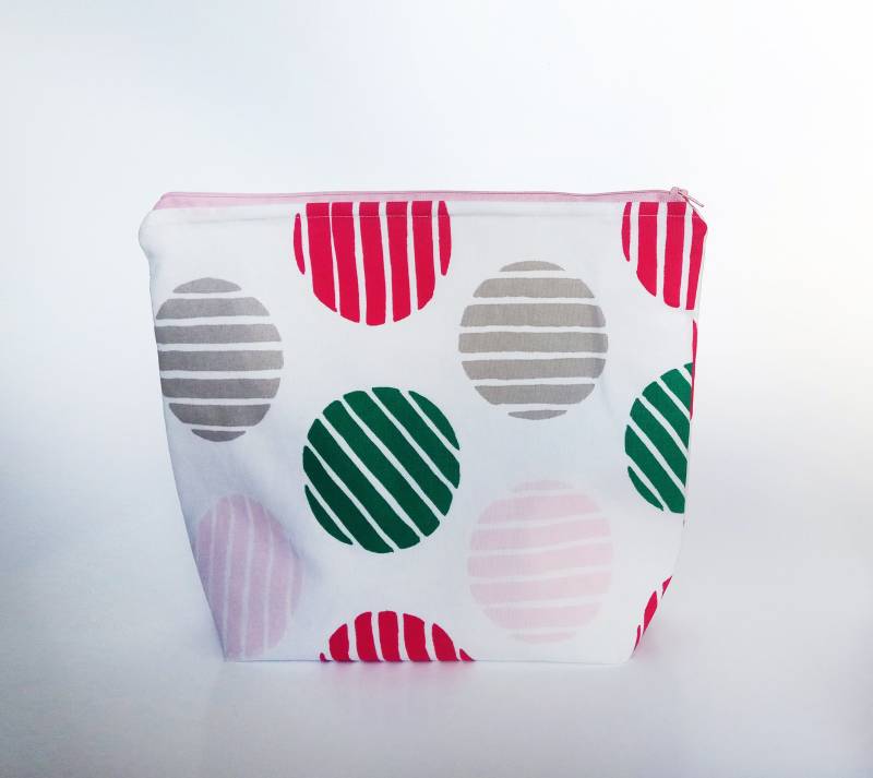 Mittelgroße Baumwoll-strickprojekt-Tasche Festliche Handwerker-Tasche von ManaKori