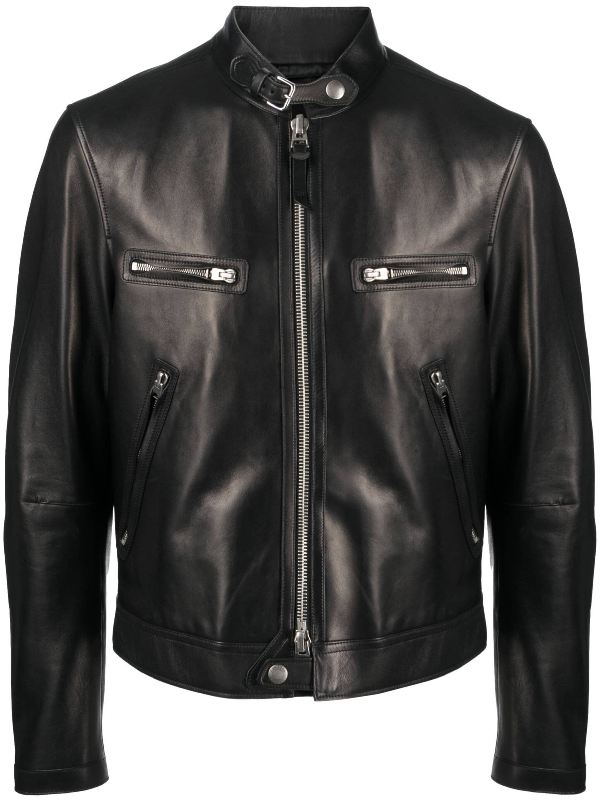 Men Black Biker Leather Jacket. Jacket Men Black Biker Leather Jacket. Jacket von ManaalStudio