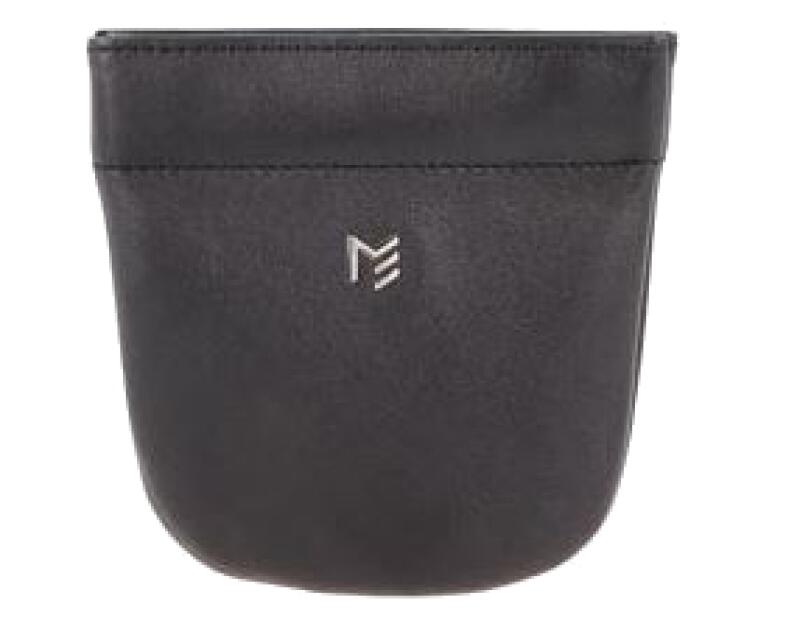 Manage - Manage Quattro Quick-Schlüsselglocke mit Münzfach echt italienisches Rindleder schwarz Schwarz von Manage