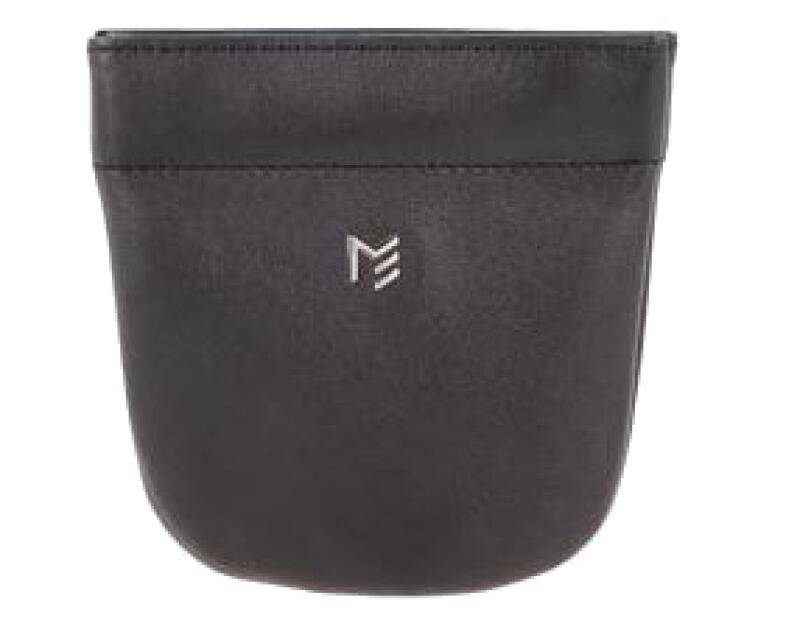 Manage - Manage Quattro Quick-Schlüsselglocke mit Münzfach echt italienisches Rindleder schwarz Schwarz von Manage