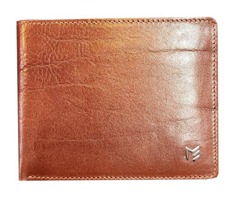 Manage - Manage Scheintasche Querformat RFID-Schutz echt Leder braun Braun von Manage