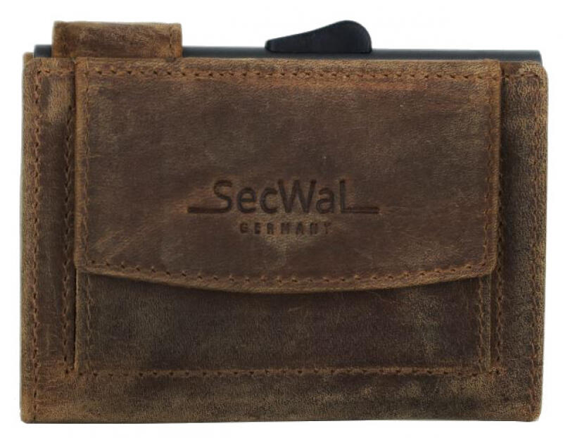 Manage - Secwal2 Kartenetui Hunter Geldbeutel RFID Leder braun Braun von Manage