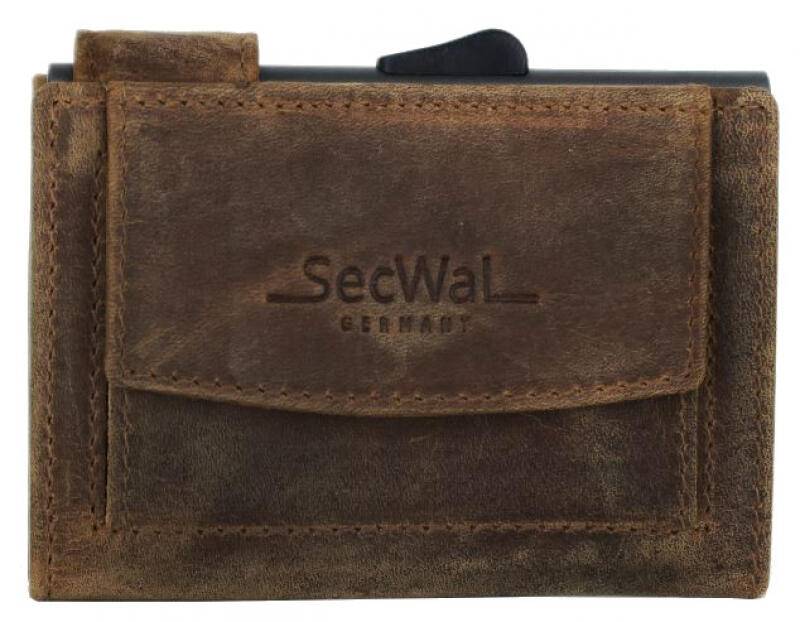 Manage - Secwal2 Kartenetui Hunter Geldbeutel RFID Leder braun Braun von Manage