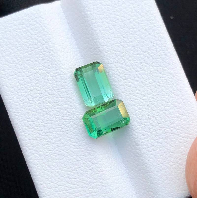 3.30 Cts Natürliche Atemberaubende Blaugrün Und Grün Transparent Turmalin Edelsteine von ManalGems