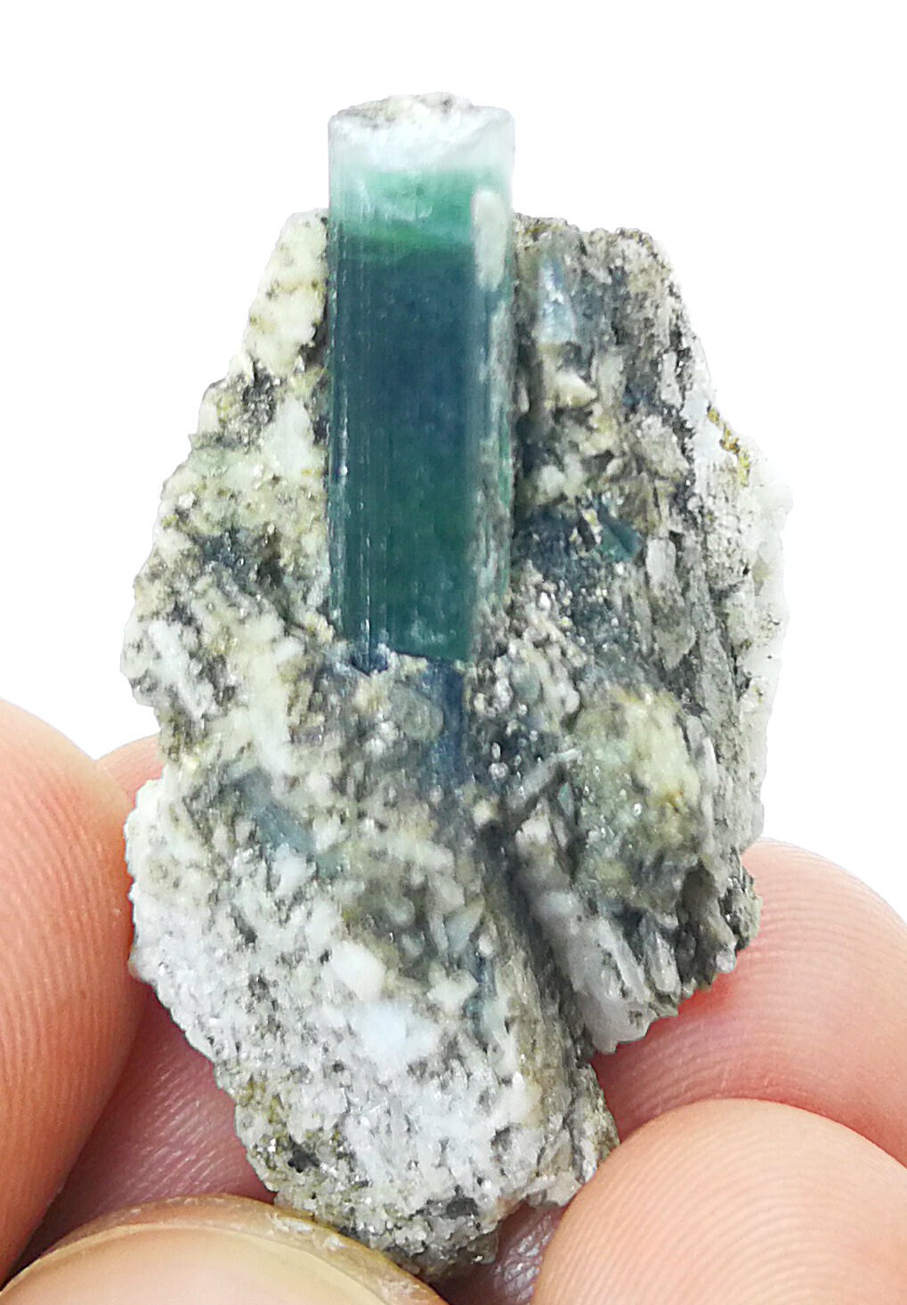 32 Cts Natürliches Ungewaschenes Blaugrünes Single Crystal Turmalin Exemplar @ Afghanistan 32 Cts Natürliches Ungewaschenes Blaugrünes Single Crystal Turmalin Exemplar @ Afghanistan von ManalGems