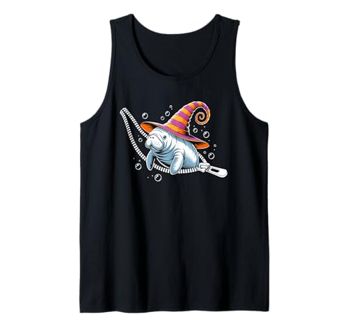 Seekuh Halloween Schwangerschaft Kostüm Hexe Frauen Humor Tank Top Seekuh Halloween Schwangerschaft Kostüm Hexe Frauen Humor Tank Top von Manatee Emerging from A Zipper Costume Women Men