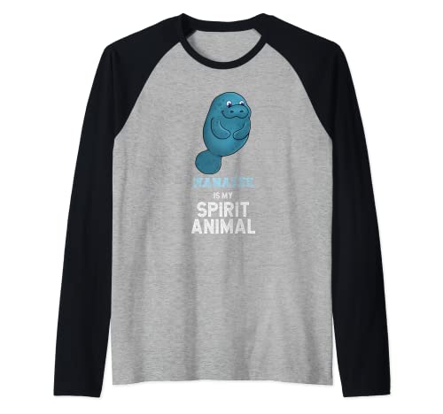 Manatee is my Spirit Animal Grafik Lustige Männer Frauen Kinder Raglan Manatee is my Spirit Animal Grafik Lustige Männer Frauen Kinder Raglan von Manatee Gifts For Manatee Lovers
