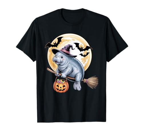 Manatee Hexenhut lustige Sea Kuh Halloween Kostüm Männer T-Shirt Manatee Hexenhut lustige Sea Kuh Halloween Kostüm Männer T-Shirt von Manatee Lovers Lazy Sea Cow Halloween Cool Tee