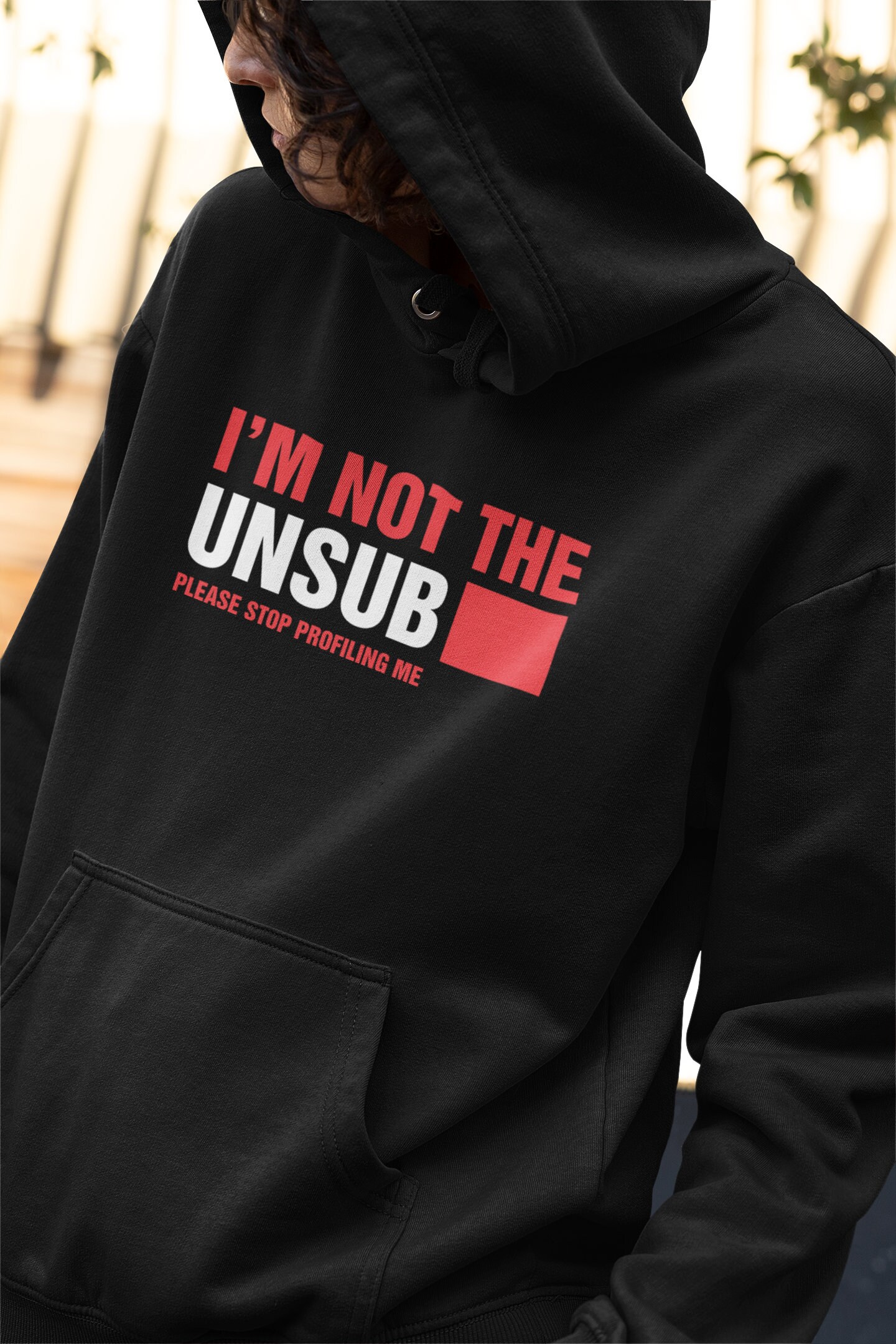 Criellen Minds - I'm Not The Unsub Stop Profiling Me Kapuzenpullover Criellen Minds - I'm Not The Unsub Stop Profiling Me Kapuzenpullover von ManateesOZ