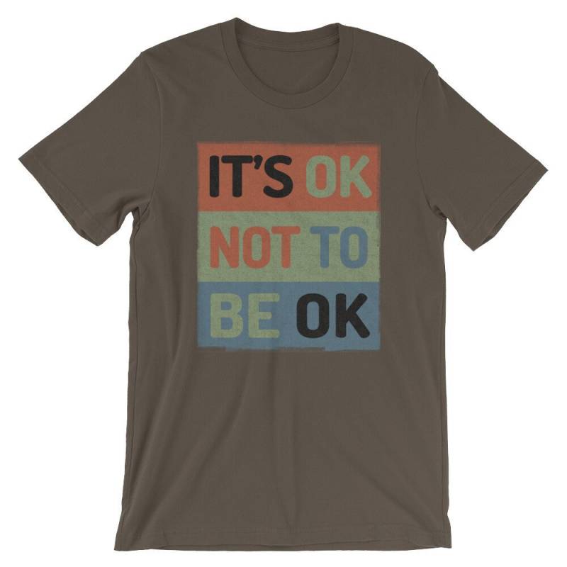 Autismus, Behinderte, Erholung Kurzarm Unisex T-Shirt Weil Es Ok Ist von ManbirdDesign