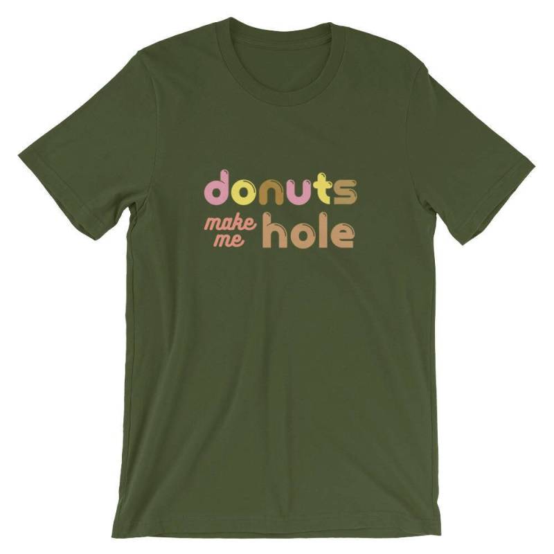Bäcker, Kuchen, Gebäck Koch, Essen Arbeiter, Küchenchef Kurzarm-Unisex-T-Shirt Für Donuts-Liebhaber von ManbirdDesign