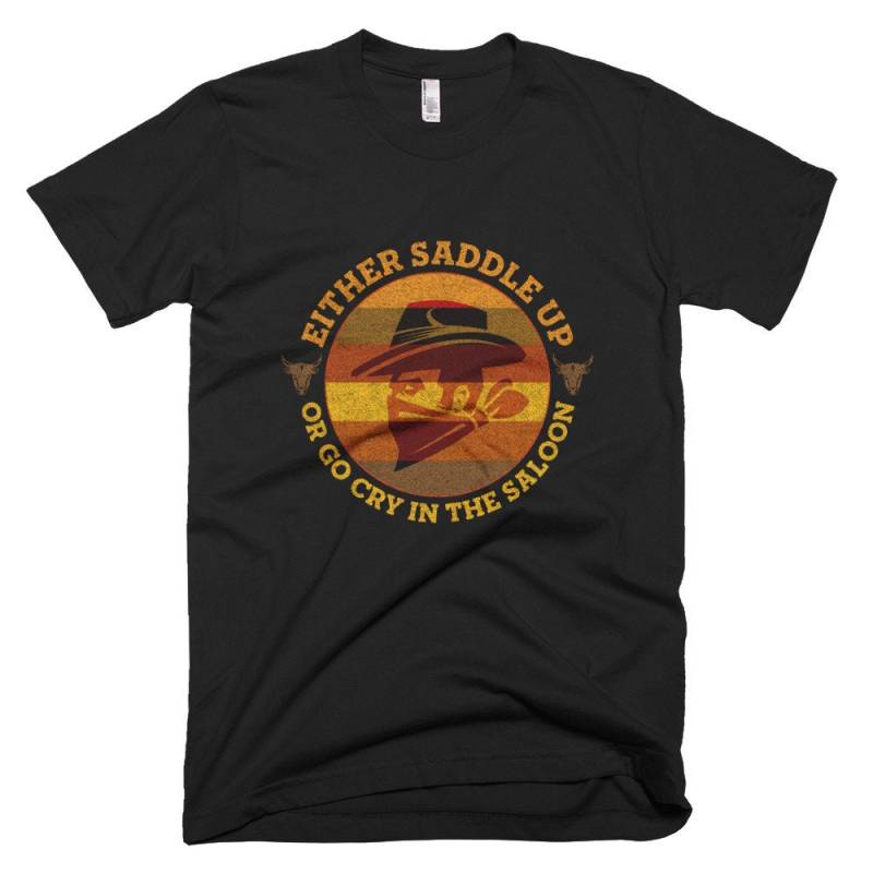 Bull Fahrer Cry Baby Outlaw Kurzarm T-Shirt Für Das Rodeo Cowboys Bull Fahrer Cry Baby Outlaw Kurzarm T-Shirt Für Das Rodeo Cowboys von ManbirdDesign