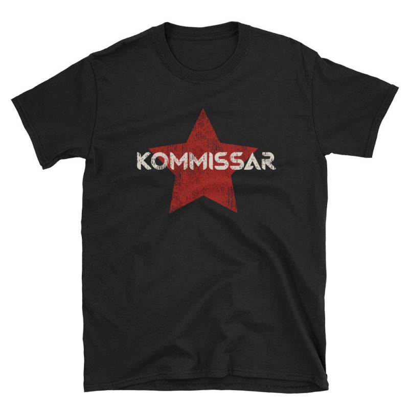 Eins, Zwei Drei Schau, Der Kmissär Geht Um Kurzarm Unisex T-Shirt Eins, Zwei Drei Schau, Der Kmissär Geht Um Kurzarm Unisex T-Shirt von ManbirdDesign