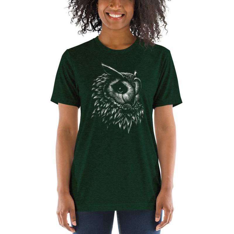 Falkner Birding Hawking Vogelbeobachter Falkenjagd Eule Unisex Short Sleeve T-Shirt Falkner Birding Hawking Vogelbeobachter Falkenjagd Eule Unisex Short Sleeve T-Shirt von ManbirdDesign