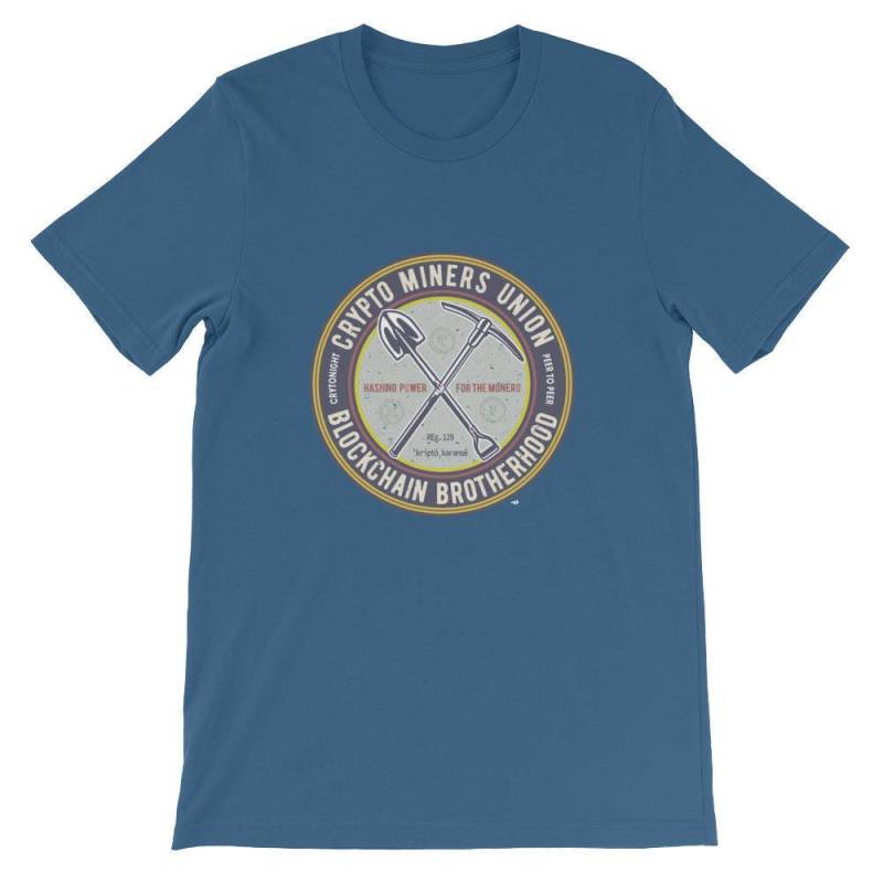 Krypto Bergmann Kryptowährung Bitcoin Kurzarm Unisex T-Shirt Für Blockains Krypto Bergmann Kryptowährung Bitcoin Kurzarm Unisex T-Shirt Für Blockains von ManbirdDesign