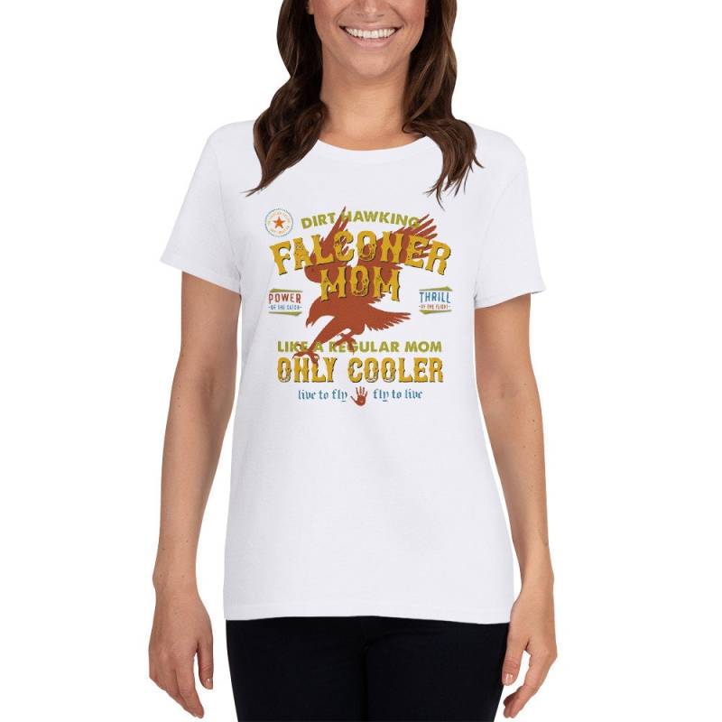 Spaß Falconer Mom Kurze Ärmel T-Shirt Für Falkenjagd Mütter Und Hawking Spaß Falconer Mom Kurze Ärmel T-Shirt Für Falkenjagd Mütter Und Hawking von ManbirdDesign