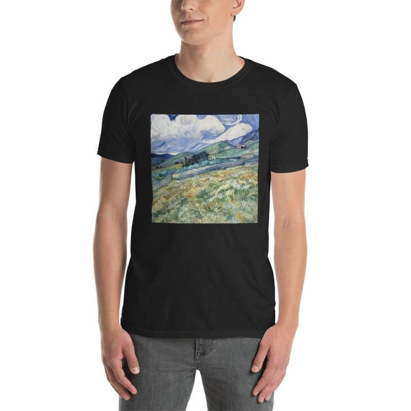Weizenfeld Hinter Saint-Paul-Kurzarm Unisex T-Shirt von ManbirdDesign