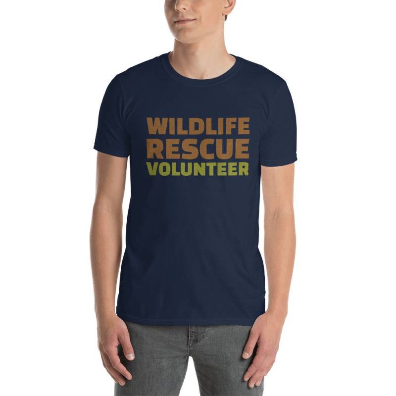 Wildtiere Rettung Freiwilligen Kurzarm Unisex T-Shirt Wildtiere Rettung Freiwilligen Kurzarm Unisex T-Shirt von ManbirdDesign