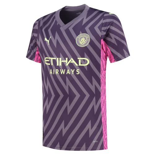 Manchester City FC Herren 2023/24 Torwarttrikot - Lila - Größe: XL von Manchester City FC