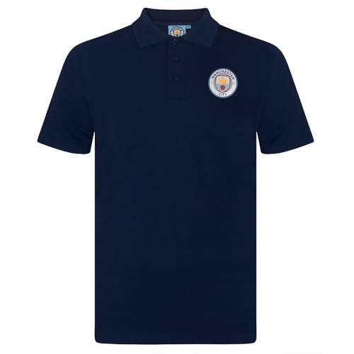 Manchester City FC - Herren Polo-Shirt mit Vereinswappen - Offizielles Merchandise - Marineblau - L Manchester City FC - Herren Polo-Shirt mit Vereinswappen - Offizielles Merchandise - Marineblau - L von Manchester City FC