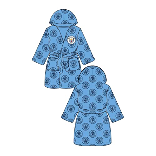 Manchester City FC Unisex Kinder Man City Robe Boys Bademantel, Mehrfarbig (Mehrfarbig), 15 años von Manchester City FC