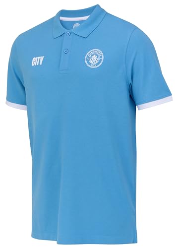 Manchester City Herren-Poloshirt, offizielle Kollektion, Erwachsenengröße, blau, L Manchester City Herren-Poloshirt, offizielle Kollektion, Erwachsenengröße, blau, L von Manchester City FC