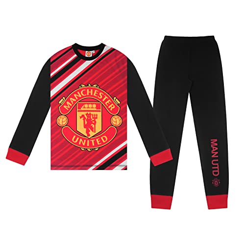 Manchester United FC - Jungen Schlafanzug mit Sublimationsdruck - Offizielles Merchandise - Geschenk für Fußballfans - 11-12 Jahre von Manchester United