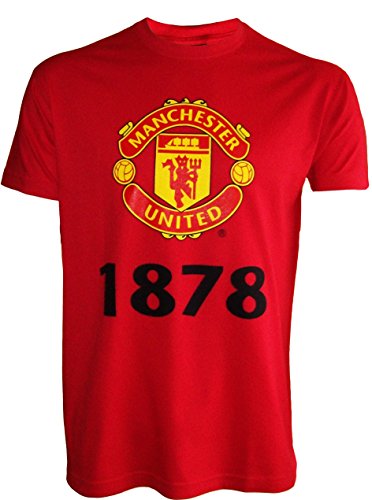 Manchester United T-Shirt, offizielle Kollektion, Erwachsenengröße, Herren - S von Manchester United