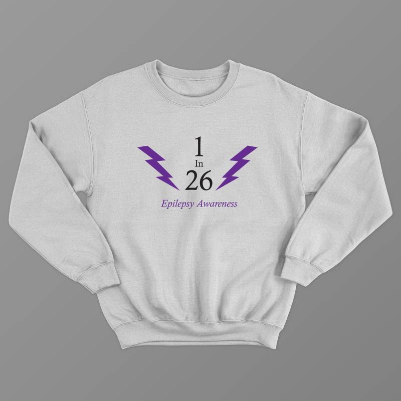 1 in 26 Pullover Für Epilepsie-Bewusstsein von MandDAwareness