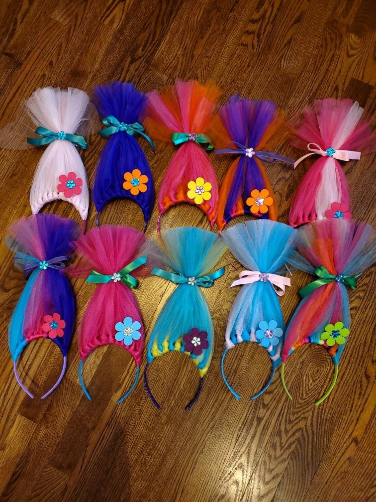 Troll Haarband Qty 10 Partypackung Trolle. Gastgeschenke. Trollparty. Trolls Stirnband. Accessoire. Geburtstagsparty. Stirnband Troll Haarband Qty 10 Partypackung Trolle. Gastgeschenke. Trollparty. Trolls Stirnband. Accessoire. Geburtstagsparty. Stirnband von MandEMMdesign
