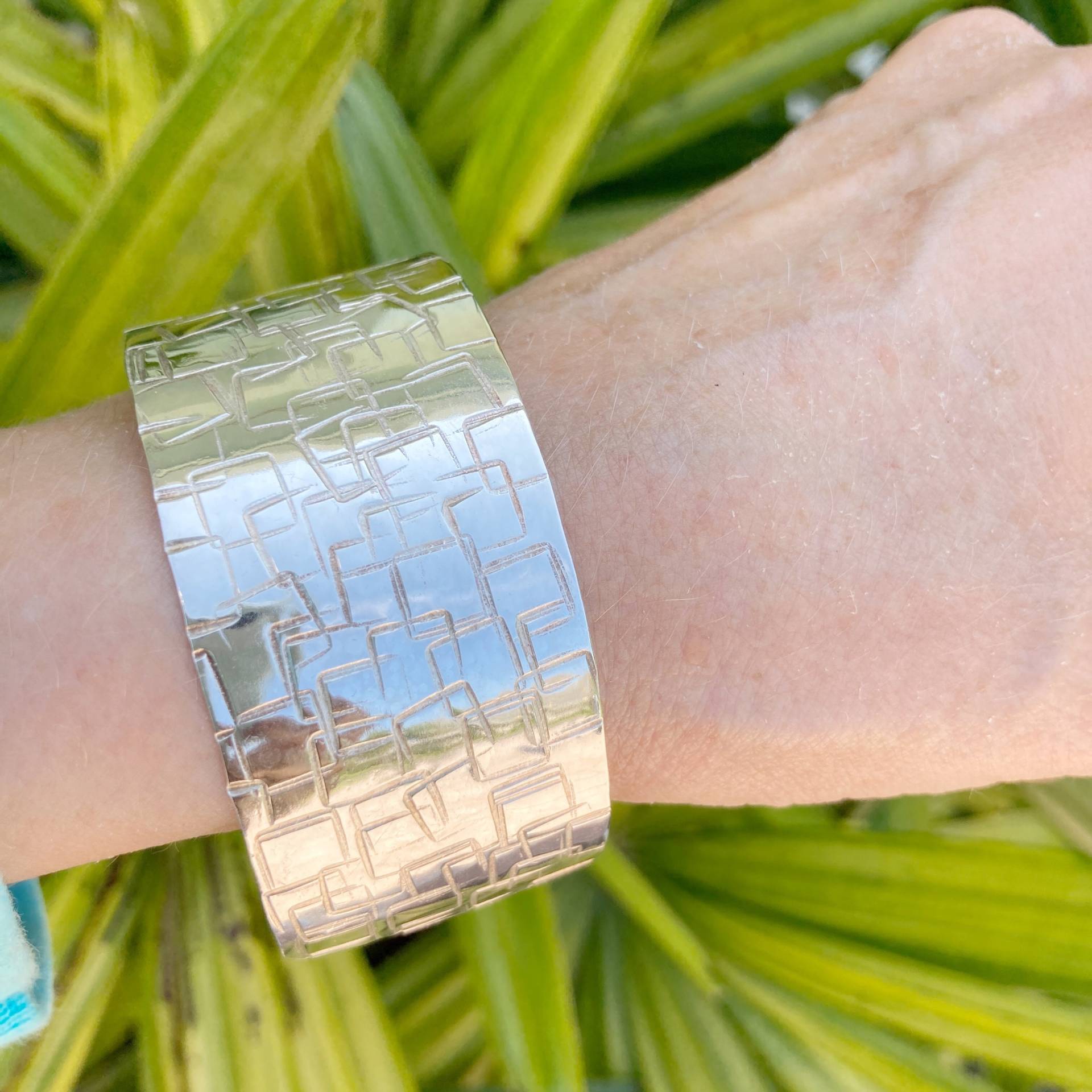 Gestempelt Sterling Armband von MandMJewelryByTaylor