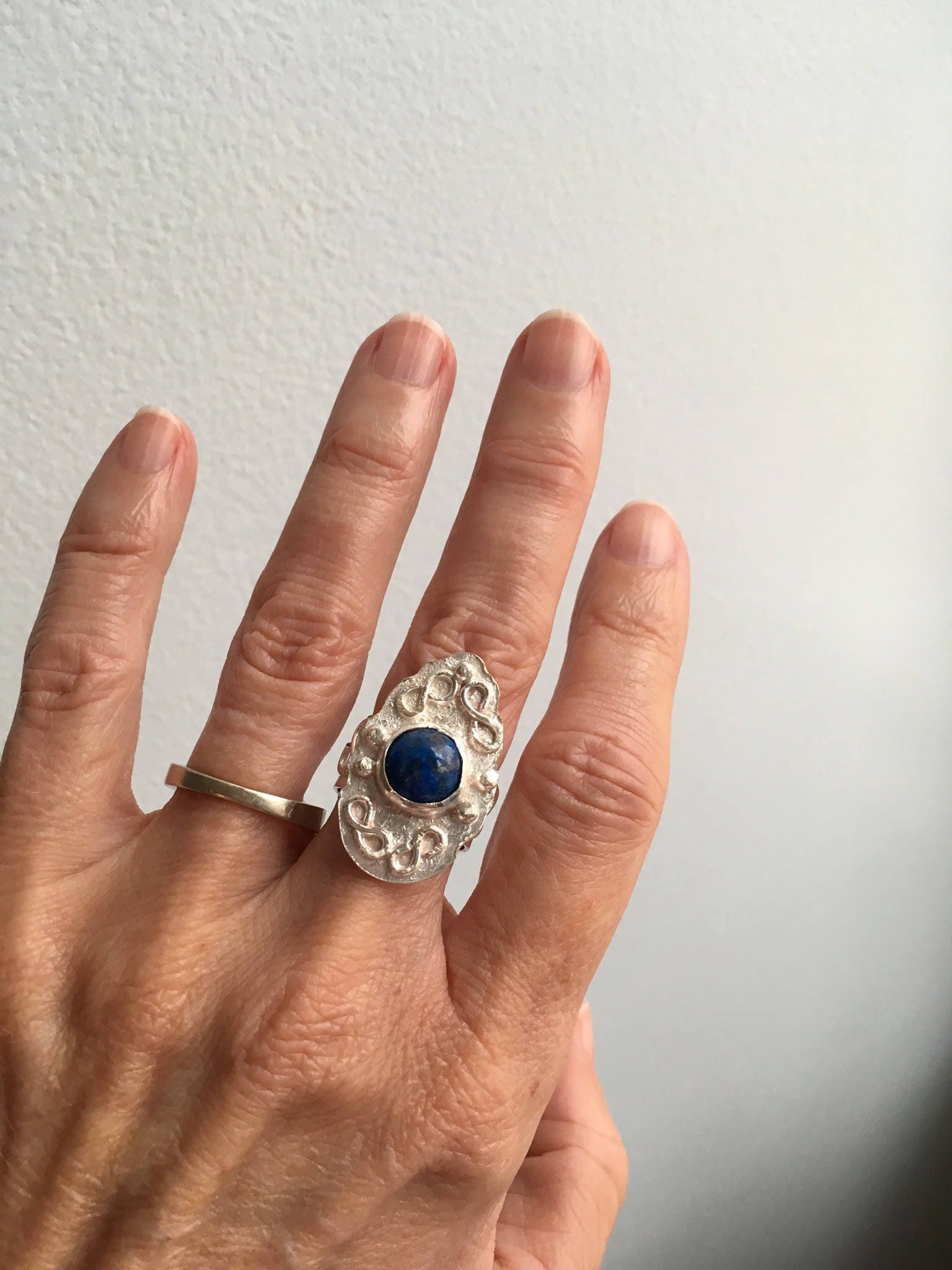 Lapis Und Sterling Ring von MandMJewelryByTaylor